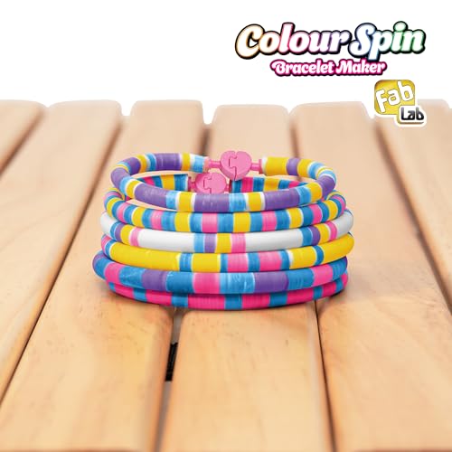 Machine à bracelets FABLAB Colour Spin : kit créatif DIY pour enfant dès 6 ans