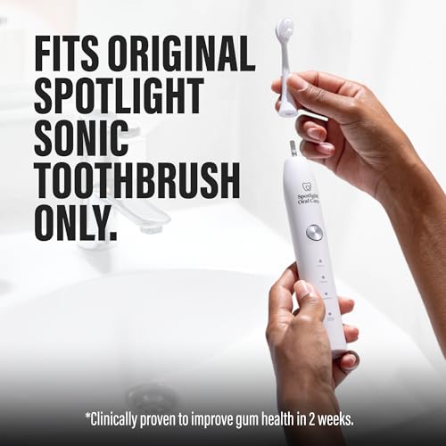 Spotlight Oral Care Sonic Toothbrush Replacement Heads - 3 Pack | Made by Dentists | Micro-Action Bristles Target Plaque, Staining & Bad Breath | 9-Month Supply | Fits Spotlight Sonic Toothbrush Only - Image 7