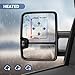 Towing Mirror for Silverado Sierra -Compatible with 2014-2018 Chevy Silverado GMC Sierra With Power Operated Heated Glass Turn Signal Light&Running Light Driver&Passenger Sides