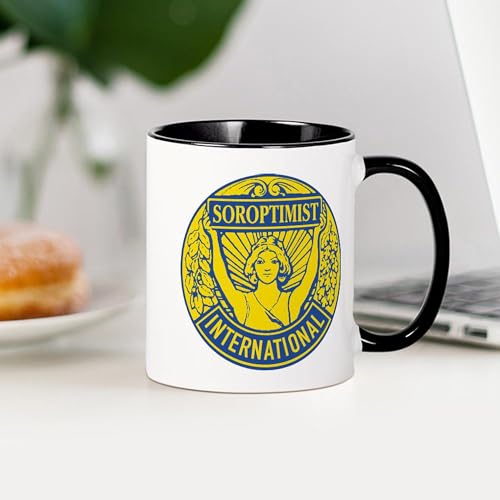 Taza de cerámica Azul 11 oz (325 ml) miniatura 3