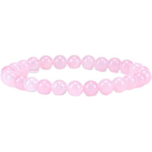 Cherry Tree Collection - Small, Medium, Large Sizes - Gemstone Beaded Bracelets For Women and Men - 6mm Round Beads