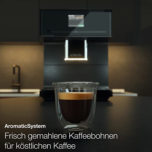 Foto von Miele CM 7550 CoffeePassion Kaffeevollautomat - OneTouch for Two, AromaticSystem, 10 Genießerprofile, DoubleShot, CupSensor, WLAN-fähig, automatische Entkalkung u. v. m. - Brillantweiß, 2,2 Liter