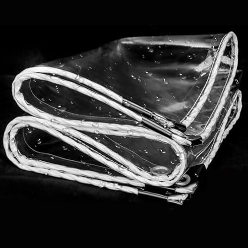 Lona transparente con ojales impermeable resistente a rasgaduras para coche 2
