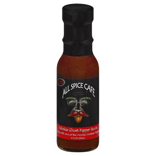 ALL SPICE CAFE Jolokia Ghost Pepper Sauce, 8 OZ