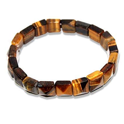White Aura Vastu Store Pyramid Tiger Eye Bracelet Healing Energy - Bracelet for Strength and Confidence (B07J5HMGJB) Amazon Price History, Amazon Price Tracker