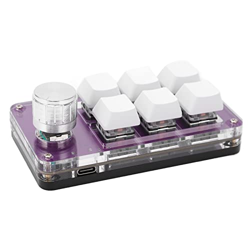 Teclado mecánico programable Miskallm3gza2oqwh tipo una mano miniatura 3