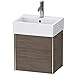 Duravit XViu Wall-Mounted Vanity Unit XV4231LB151 Pine Terra, XViu Vanity Unit w-m, 1 Door 397x434x334, Pine Terra
