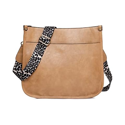EVEOUT Women Retro Crossbody Bag Large Capacity PU Leather Hobo Bag All-Match Casual Shoulder Bag Girls Cover