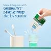 SmartMouth Original Activated Mouthwash Single Packs & Premium AntiCavity Zinc Toothpaste Oral Care Set - Instant Fresh Breath Mouthwash - Alcohol-Free - 10 Packets, 6 oz