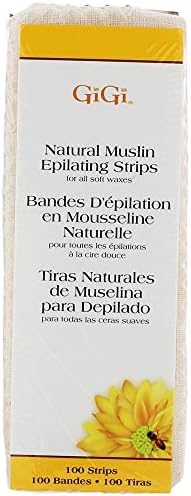 Gigi Natural Muslin Strips, Small, 100 Strips