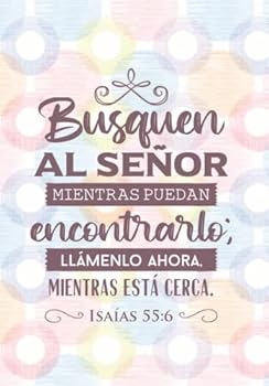 Hardcover Monsgo Busquen al Señor - Isaías 55:6 - Diario y Cuaderno de Notas [Spanish] Book