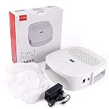  Lámpara uñas acrílico UV 120W Sensor inteligente 2 ventiladores Colector polvo succión uñas Máquina extractora profesional aspiradora manicura con 42 cuentas LED Secador de uñas