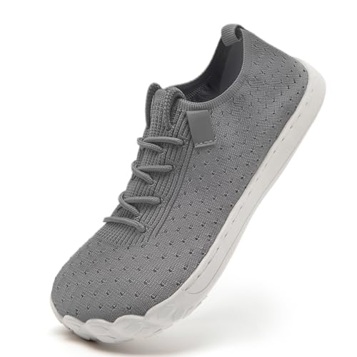 Womens Walking Shoes Wide Toe Sneakers Workout Slip On Sports Zero Drop Minimalism Flat Sole