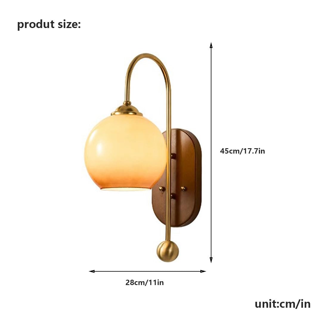 Lampade da parete industriali con paralume in vetro, applique moderne, apparecchi di illuminazione per interni, lampade a collo d'oca in stile nordico per camere da letto, soggiorni, comodini, verand
