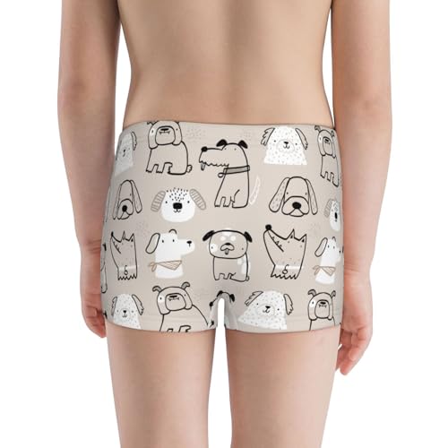 Boys' Cotton Boxer Brief Soft Underwear-Puppy3