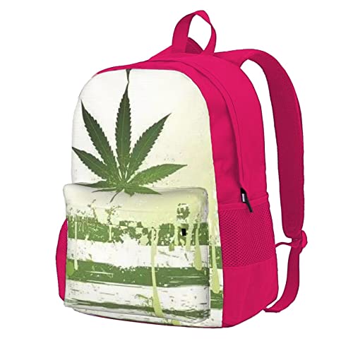 Sac à dos pour ordinateur portable à motif feuilles d'herbe
