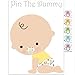 Price comparison product image Pin The Dummy On The Baby Game For 35 Players Baby Shower Fun Game Free Delivery (White)