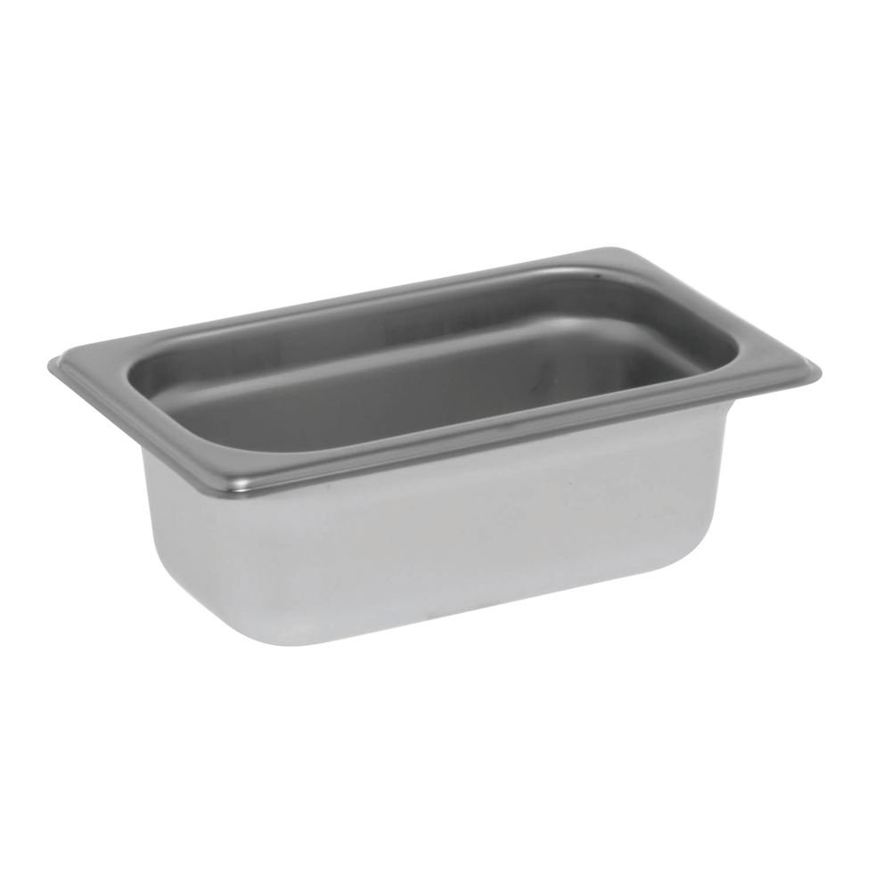 Steam Table Pan Hotel Pan 1/9 Size Stainless Steel - 2 1/2"D by HUBERT – 2.5 inches, Stainless Steel