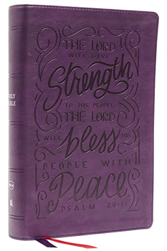 Compare Textbook Prices for NKJV, Giant Print Center-Column Reference Bible, Verse Art Cover Collection, Leathersoft, Purple, Thumb Indexed, Red Letter, Comfort Print: Holy Bible, New King James Version Indexed,Thumbed Edition ISBN 9780785292777 by Thomas Nelson