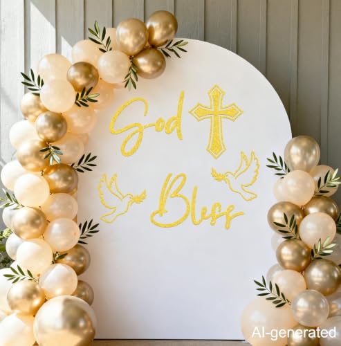 Vinilo decorativo God Bless para primera comunión y bautismo miniatura 6