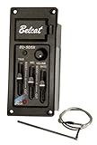 previo guitarra amazon Longitud: 9,5 cm. Belcat EQ 505 preamplificador para guitarra Negro