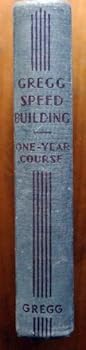 Hardcover GREGG SPEED BUILDING One-Year Course Book