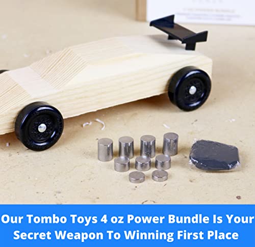 Pinewood Car Derby Weights Tungsten (4 Oz Bundle) #TOP6