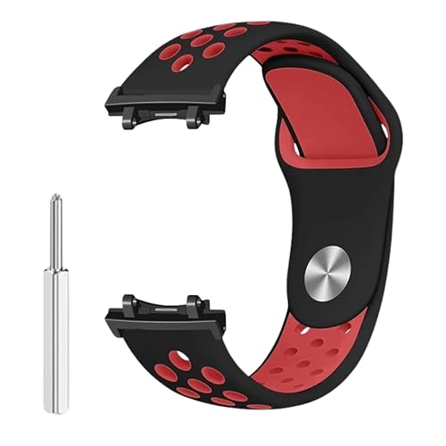 Image of YODI Strap Band Compatible with Amazfit T-Rex 2 Smartwatch Only Soft Silicone | Nylon | Chain | Leather Watch Straps with Installation Adjuster Tool For Amazfit TRex 2