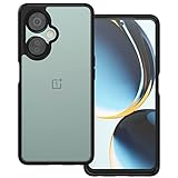 Translucent Case for Oneplus Nord N30 5G, [Hard Frosted PC Back+ Black Soft TPU Bumper] [Support Wir