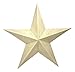 Country House Off White Aged Barn Star 12"