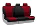 Coverking Custom Fit Rear 60/40 Bench Seat Cover for Select Toyota Sienna Models - Neoprene (Red with Black Sides)