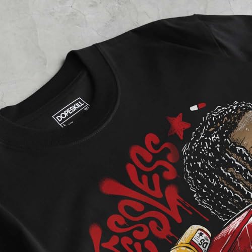 Image of DopeSkill Graphic Tee Streetwear Hip Hop Hypebeast Street Style Unisex T-Shirt Sneaker Colour Matching Shirts Swag Y2K Style