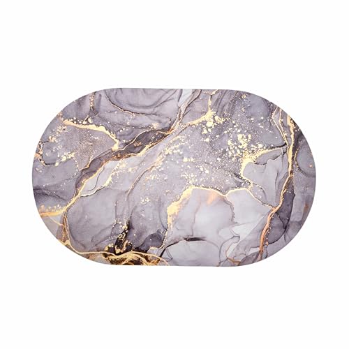 Bath Mat Quick Dry - Absorbent Rubber Bathroom Mat for Extra Grip - Anti Slip Rug - Diatomaceous Earth Bath Mat Non Slip - Indoor Bathtub, Shower Mat 43x75