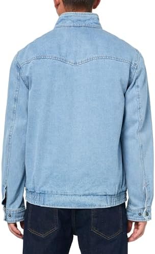 Levi's Jaqueta masculina Harrington de lona de algodão, Jeans com