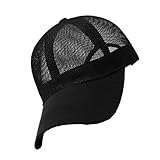 PRIMUZ Gorra de béisbol de malla, gorra de béisbol de malla, accesorios de verano, sombrero de protección solar ajustable, sombrero de playa informal para viajes, ciclismo,