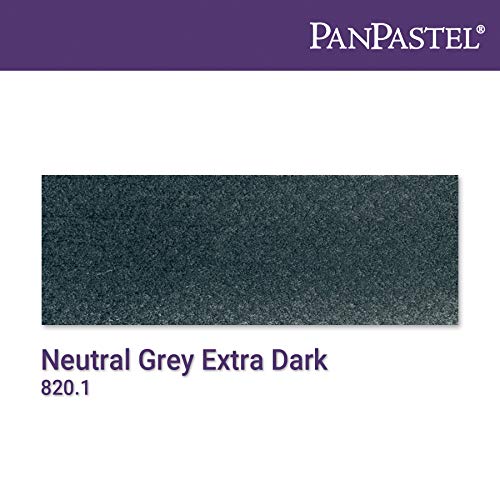 Panpastel 28201 Ultra Soft Artist Pastel, Neutral Grey Extra Dark .1, 820.1 #TOP3