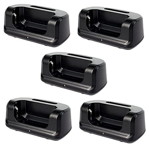 Retevis RT22 RT22S Original Charging Base Compatible RT22 RB19 RT22S RB19P Walkie Talkies (Not Include Charging Cord) (5 Pack)