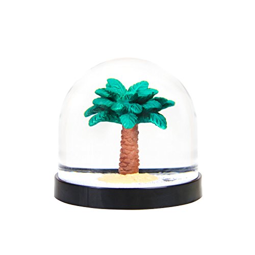 &Klevering Boule à neige amusante avec palmier 8 x Ø 8,5 cm Cover