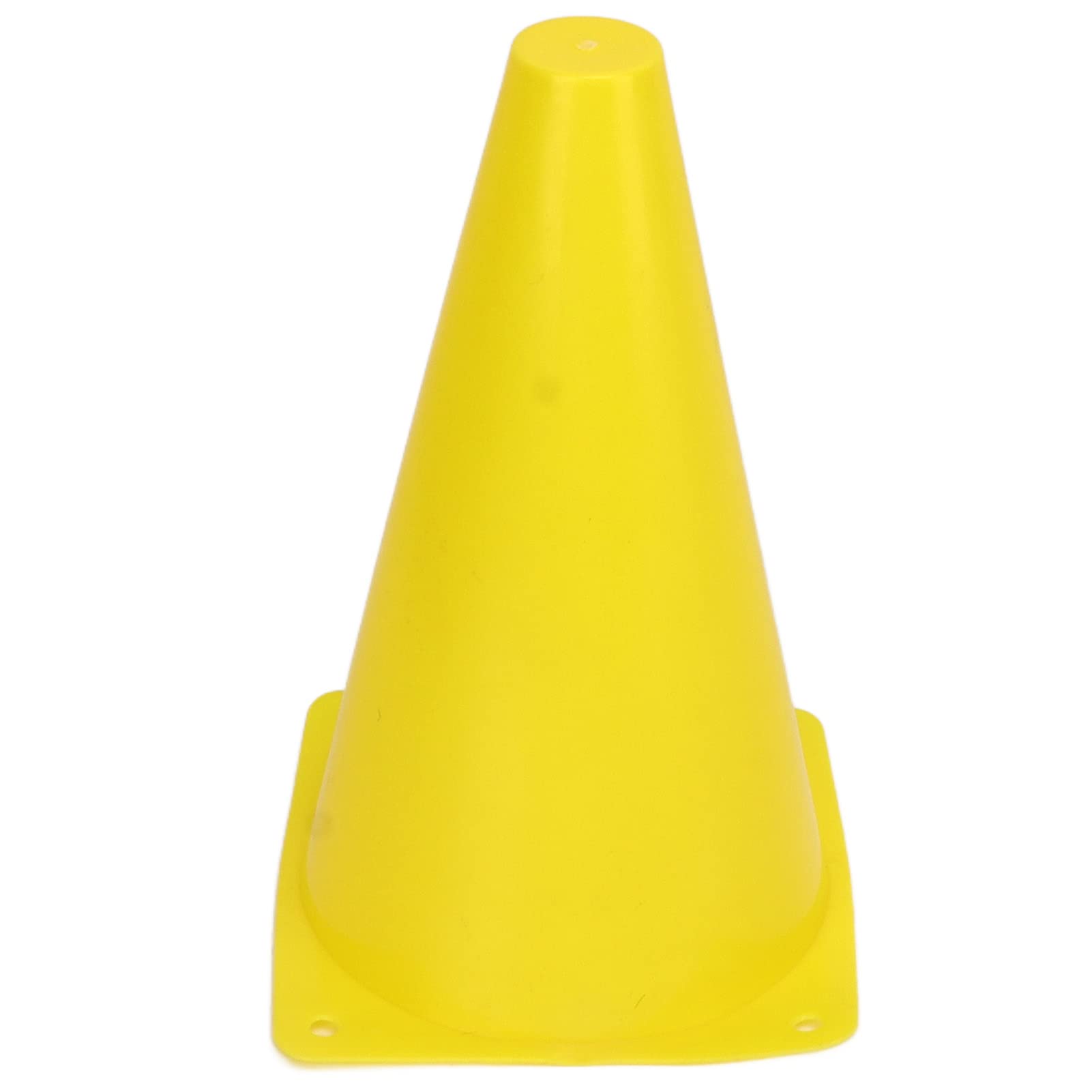 10 Sztuk Zestaw Szyszek Piłkarskich 23cm Boisko Sportowe Znaczniki Stożkowe Treningowe Stożki Drogowe Bariera żółta do Deskorolek Piłkarskich