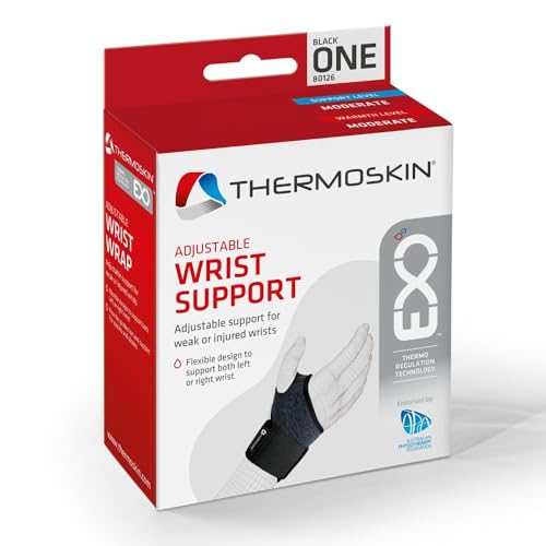 Thermoskin | Supporto per polso regolabile EXO | Per supporto e sollievo dal dolore | Uomini e donne | Taglia unica