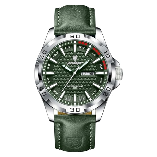 Imagen de Poedagar Reloj de pulsera para hombre, de lujo