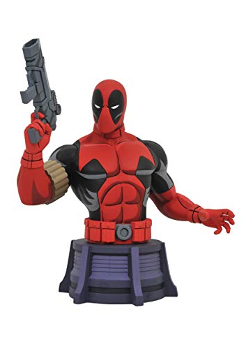 MARVEL Animated X-Men : Deadpool Bust, Multicolore, 15,2 cm