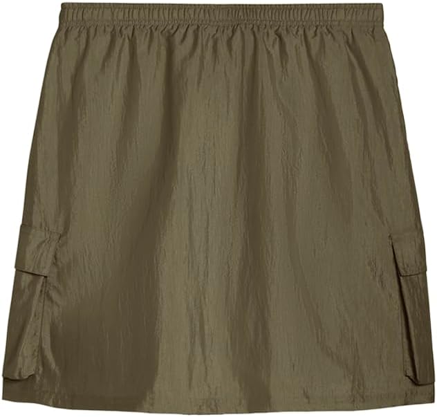 PUMA Kids Girls Bowtique Midi Woven Cargo Skirt Casual Casual - Green