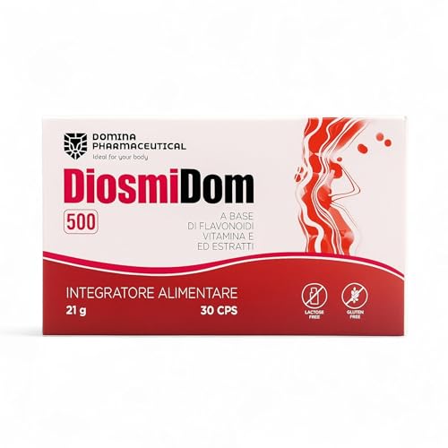 Diosmin 500 mg - Esperidine | Microcirculatiesupplementen | Diosmin Esperidine | Spataderen - Gezwollen benen - Capillairen - Aambeien | 30 tabletten in blisterverpakkingen | Verbeterde formule Made