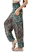 JOOP JOOP Bohemian Tapered Elephant Harem Loose Yoga Pants (Aqua)L/XL