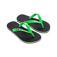Ipanema CLAS Brasil Ii Kids Flip-Flop, Black Green, 10/11 UK Child