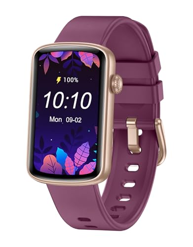 HUAKUA Smartwatch Damen 1.47 Zoll Touchscreen Fitness Tracker Schrittzähler Uhr mit Menstruationszyklus Pulsuhr SpO2 Messung Schlafüberwachung Sportuhr IP68 Wasserdicht für Android iOS Handy