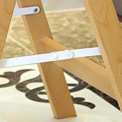 Échelle 3 marches compacte et tabouret de chaise multifonction en bois