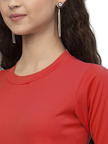 Image of Selvia Women's Knitted Lycra Party Top