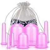 Cupping Therapy Sets, 8 Pcs Silicone Anti Cellulite Cup Vacuum Suction Massage Cups Facial Cupping S